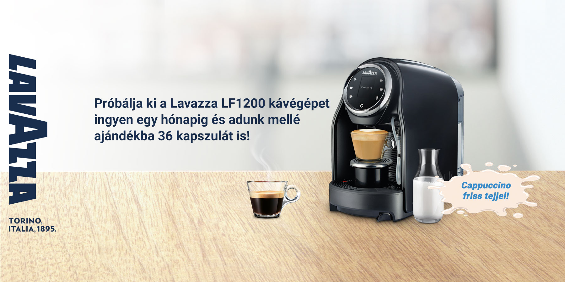 Lavazza LF1200 ingyenes kávégép kihelyezés